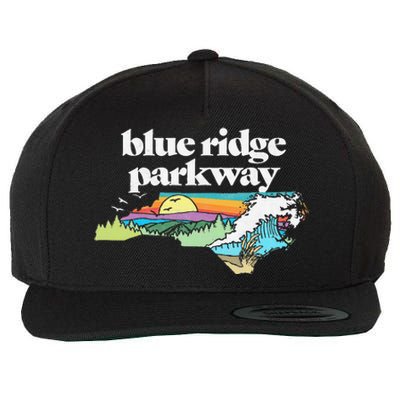 Blue Ridge Parkway North Carolinaretro Nature Wool Snapback Cap