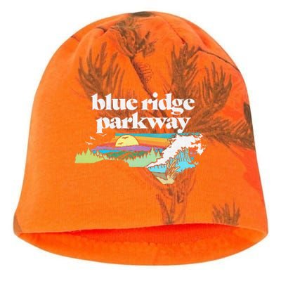 Blue Ridge Parkway North Carolinaretro Nature Kati - Camo Knit Beanie