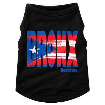 Boricua Roots Puerto Rico Pride PR Bronx Puerto Rico Flag Doggie Tank