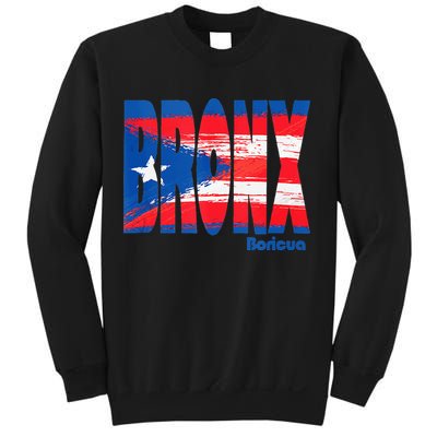Boricua Roots Puerto Rico Pride PR Bronx Puerto Rico Flag Sweatshirt