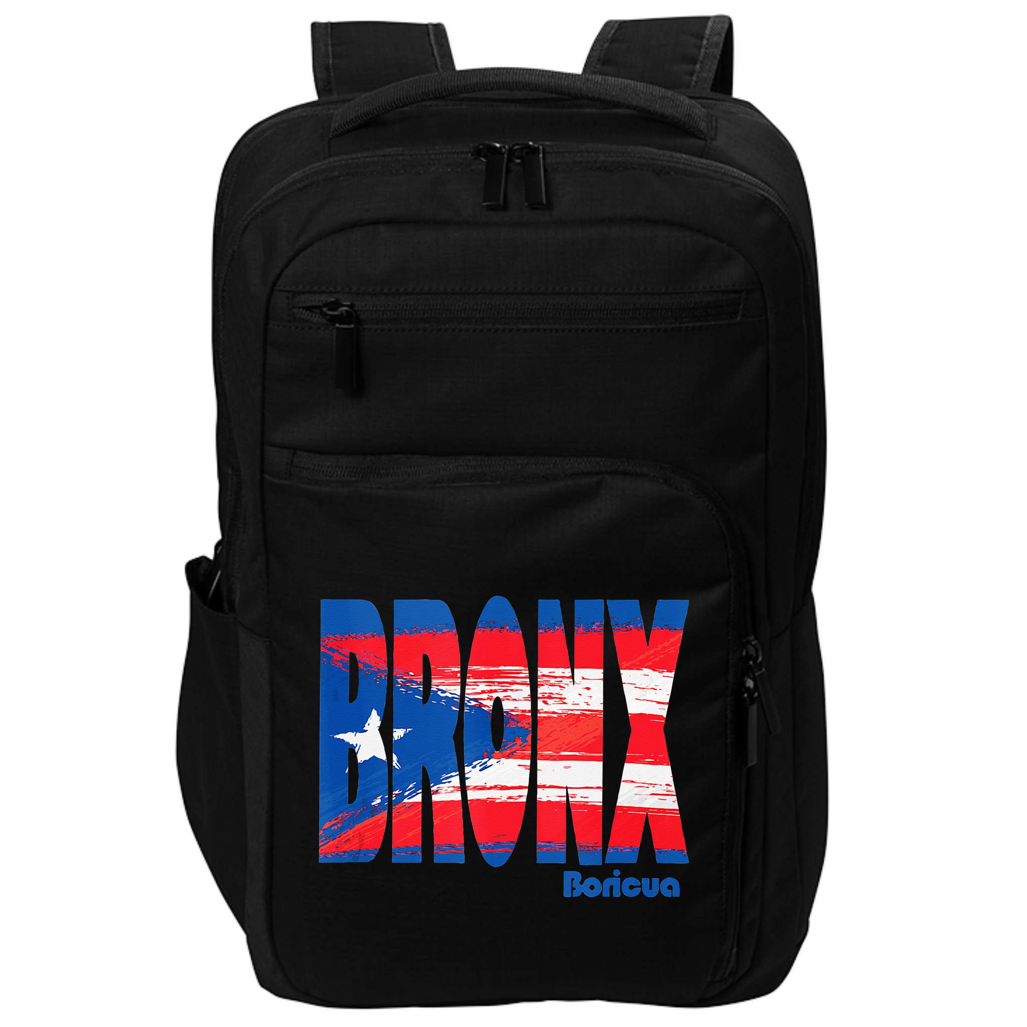 Boricua Roots Puerto Rico Pride PR Bronx Puerto Rico Flag Impact Tech Backpack