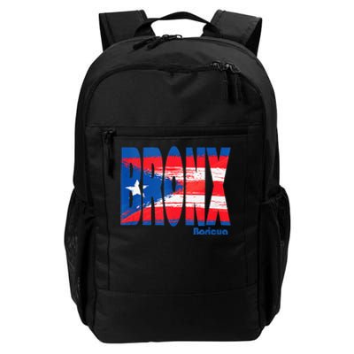 Boricua Roots Puerto Rico Pride PR Bronx Puerto Rico Flag Daily Commute Backpack