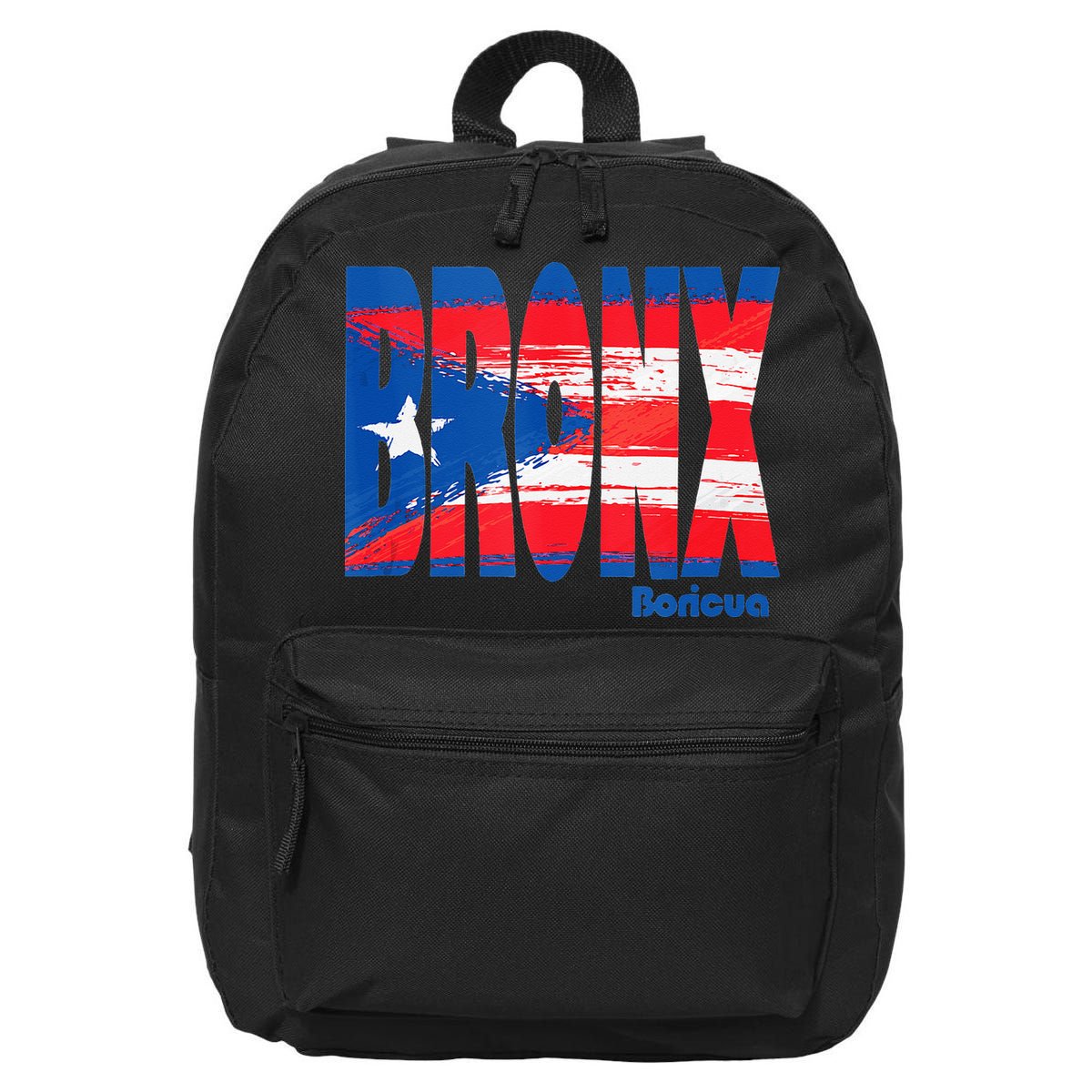 Boricua Roots Puerto Rico Pride PR Bronx Puerto Rico Flag 16 in Basic Backpack