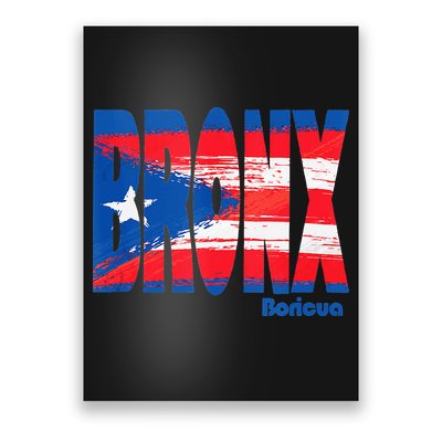 Boricua Roots Puerto Rico Pride PR Bronx Puerto Rico Flag Poster