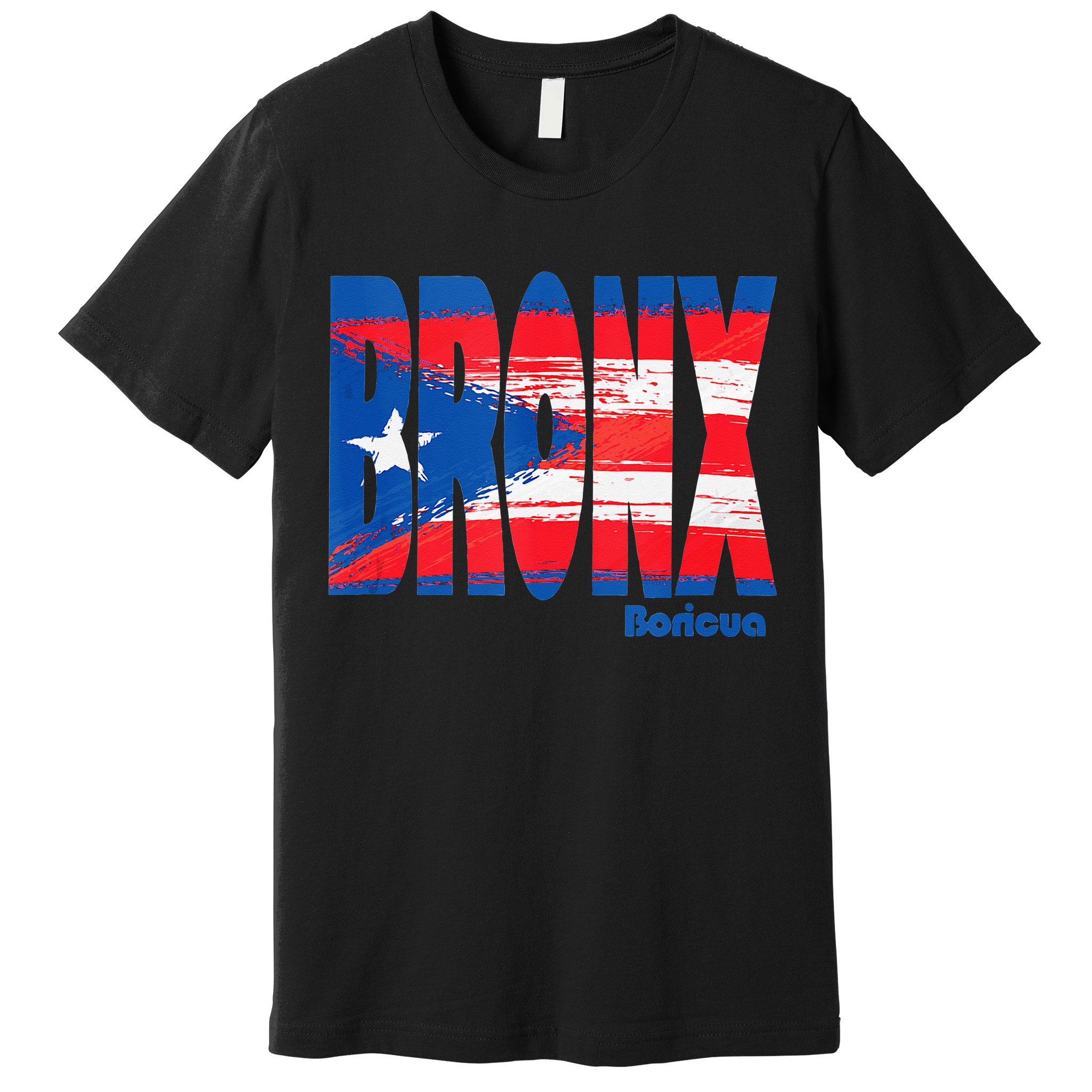 Boricua Roots Puerto Rico Pride PR Bronx Puerto Rico Flag Premium T-Shirt