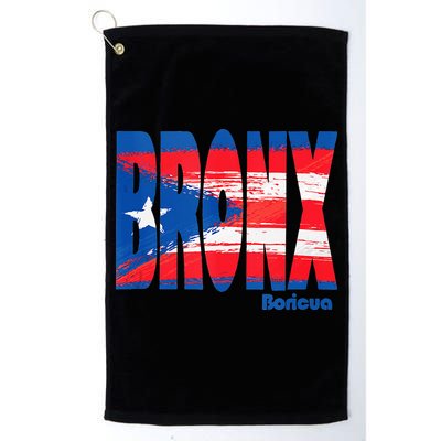 Boricua Roots Puerto Rico Pride PR Bronx Puerto Rico Flag Golf Towel