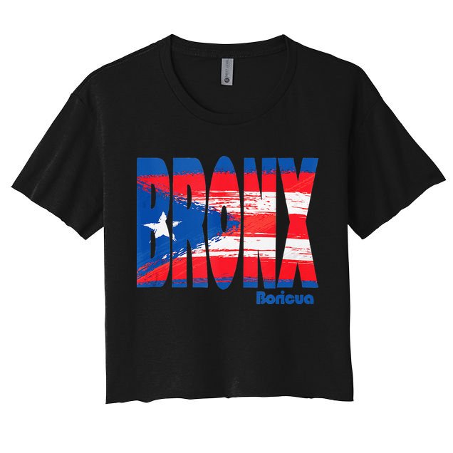 Boricua Roots Puerto Rico Pride PR Bronx Puerto Rico Flag Crop Top