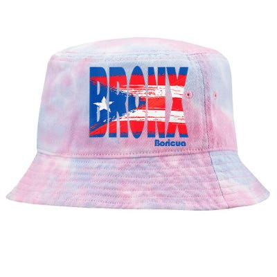 Boricua Roots Puerto Rico Pride PR Bronx Puerto Rico Flag Tie-Dyed Bucket Hat