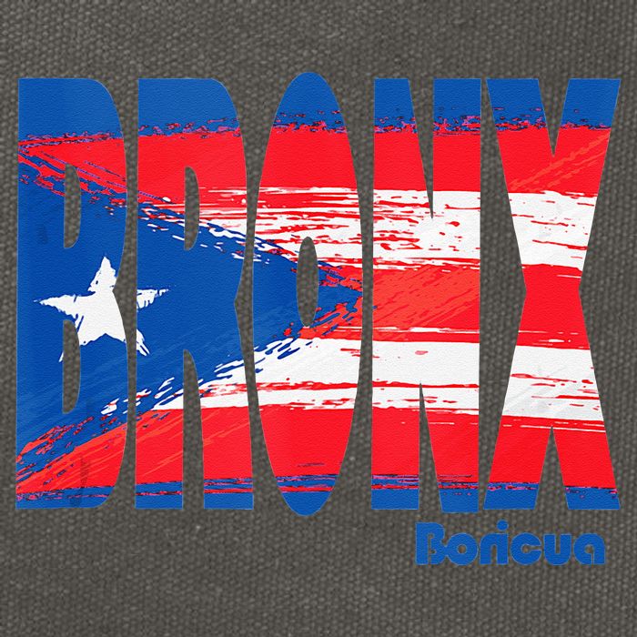 Boricua Roots Puerto Rico Pride PR Bronx Puerto Rico Flag Cotton Canvas Backpack