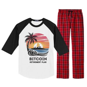 Bitcoin Retirement Plan Btc Crypto Trading Cryptocurrency Raglan Sleeve Pajama Set