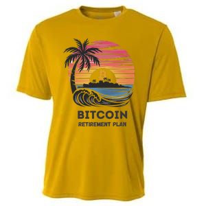 Bitcoin Retirement Plan Btc Crypto Trading Cryptocurrency Cooling Performance Crew T-Shirt