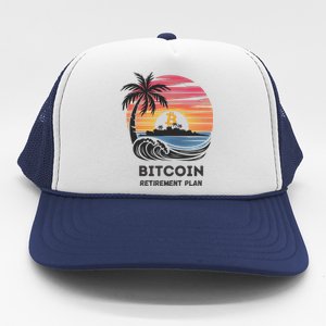 Bitcoin Retirement Plan Btc Crypto Trading Cryptocurrency Trucker Hat