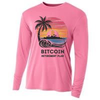 Bitcoin Retirement Plan Btc Crypto Trading Cryptocurrency Cooling Performance Long Sleeve Crew