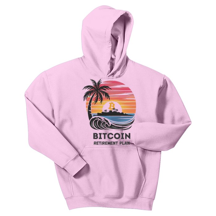 Bitcoin Retirement Plan Btc Crypto Trading Cryptocurrency Kids Hoodie