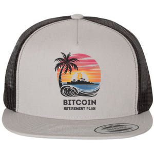 Bitcoin Retirement Plan Btc Crypto Trading Cryptocurrency Flat Bill Trucker Hat