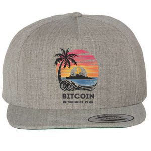 Bitcoin Retirement Plan Btc Crypto Trading Cryptocurrency Wool Snapback Cap