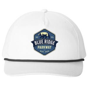 Blue Ridge Parkway BRP North Carolina And Virginia Design Snapback Five-Panel Rope Hat