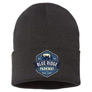 Blue Ridge Parkway BRP North Carolina And Virginia Design Sustainable Knit Beanie