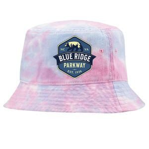 Blue Ridge Parkway BRP North Carolina And Virginia Design Tie-Dyed Bucket Hat