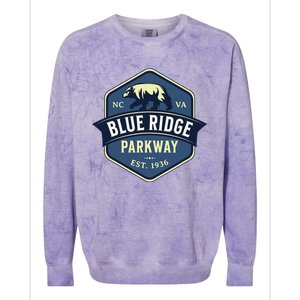 Blue Ridge Parkway Brp North Carolina And Virginia Colorblast Crewneck Sweatshirt