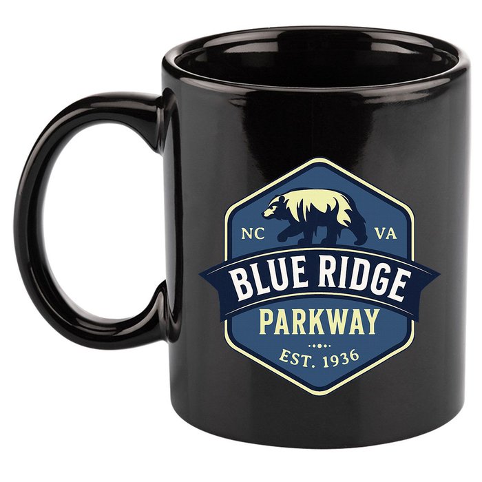 Blue Ridge Parkway Brp North Carolina And Virginia 11oz C Handle Ceramic Mug