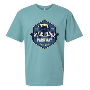 Blue Ridge Parkway Brp North Carolina And Virginia Sueded Cloud Jersey T-Shirt