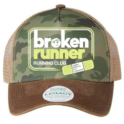 Broken Runner Running Club Turning Setbacks Into Comebacks Legacy Tie Dye Trucker Hat