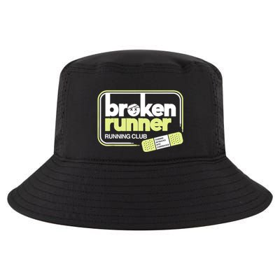 Broken Runner Running Club Turning Setbacks Into Comebacks Cool Comfort Performance Bucket Hat