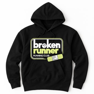 Broken Runner Running Club Turning Setbacks Into Comebacks Hoodie