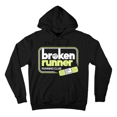 Broken Runner Running Club Turning Setbacks Into Comebacks Hoodie