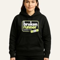 Broken Runner Running Club Turning Setbacks Into Comebacks Hoodie
