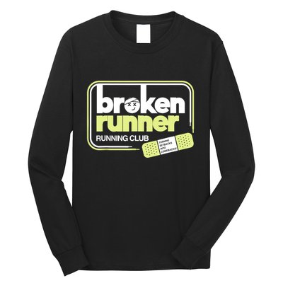 Broken Runner Running Club Turning Setbacks Into Comebacks Long Sleeve Shirt