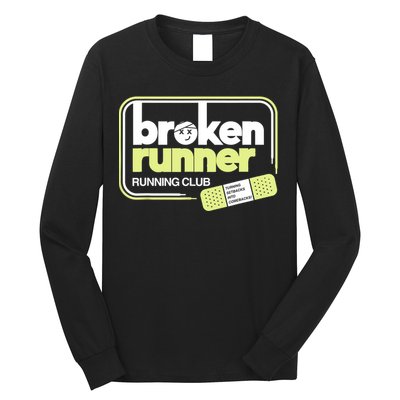 Broken Runner Running Club Turning Setbacks Into Comebacks Long Sleeve Shirt