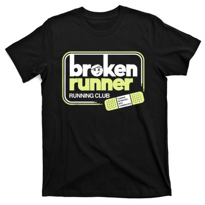 Broken Runner Running Club Turning Setbacks Into Comebacks T-Shirt