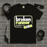 Broken Runner Running Club Turning Setbacks Into Comebacks T-Shirt