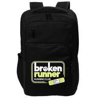 Broken Runner Running Club Turning Setbacks Into Comebacks Impact Tech Backpack