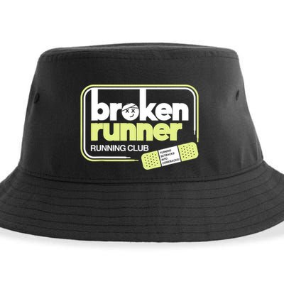Broken Runner Running Club Turning Setbacks Into Comebacks Sustainable Bucket Hat
