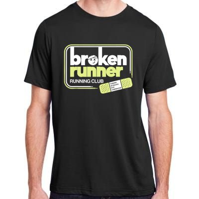 Broken Runner Running Club Turning Setbacks Into Comebacks Adult ChromaSoft Performance T-Shirt