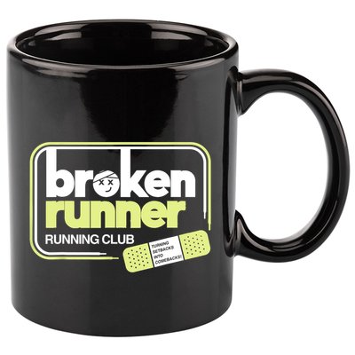 Broken Runner Running Club Turning Setbacks Into Comebacks 11oz C Handle Ceramic Mug
