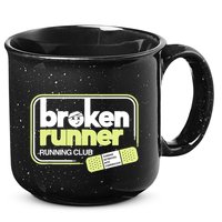 Broken Runner Running Club Turning Setbacks Into Comebacks 15oz Campfire Ceramic Mug