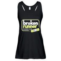 Broken Runner Running Club Turning Setbacks Into Comebacks Ladies Essential Flowy Tank
