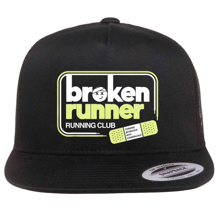Broken Runner Running Club Turning Setbacks Into Comebacks Flatbill Hat