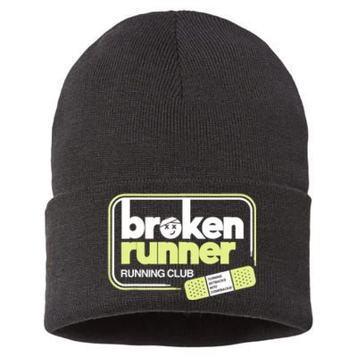 Broken Runner Running Club Turning Setbacks Into Comebacks Sustainable Knit Beanie