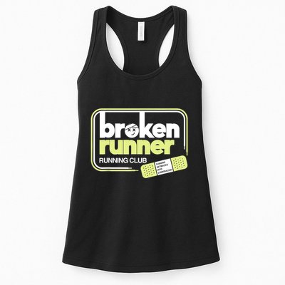 Broken Runner Running Club Turning Setbacks Into Comebacks Womens Tank Top