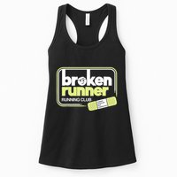 Broken Runner Running Club Turning Setbacks Into Comebacks Womens Tank Top