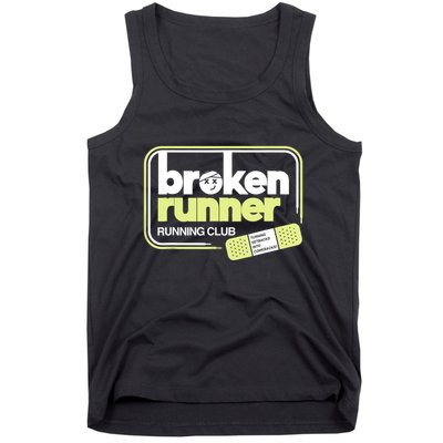 Broken Runner Running Club Turning Setbacks Into Comebacks Tank Top