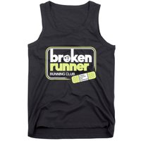Broken Runner Running Club Turning Setbacks Into Comebacks Tank Top