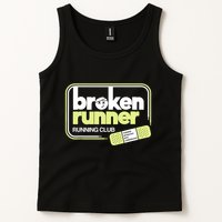 Broken Runner Running Club Turning Setbacks Into Comebacks Tank Top