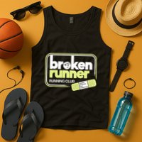 Broken Runner Running Club Turning Setbacks Into Comebacks Tank Top