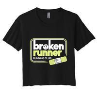 Broken Runner Running Club Turning Setbacks Into Comebacks Crop Top